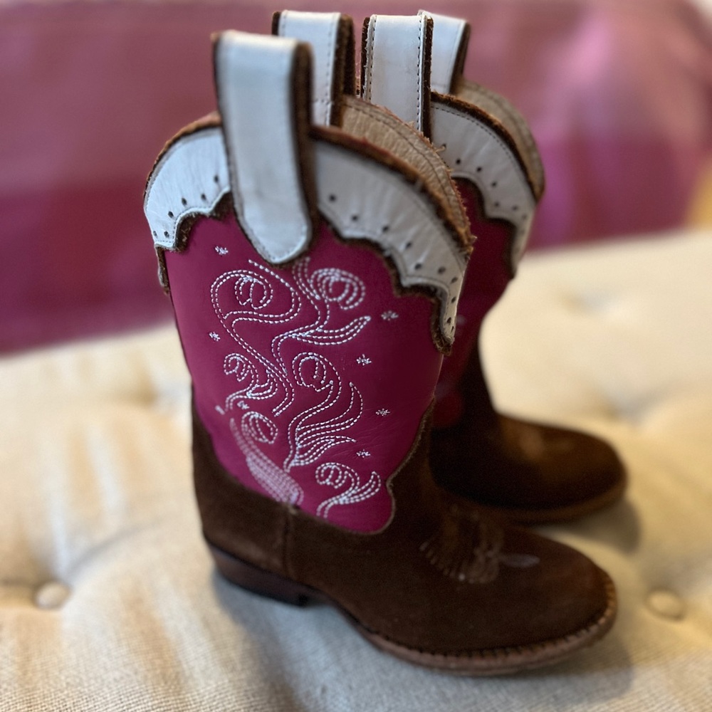 Miron Crosby Mini Girls Cowboy boots